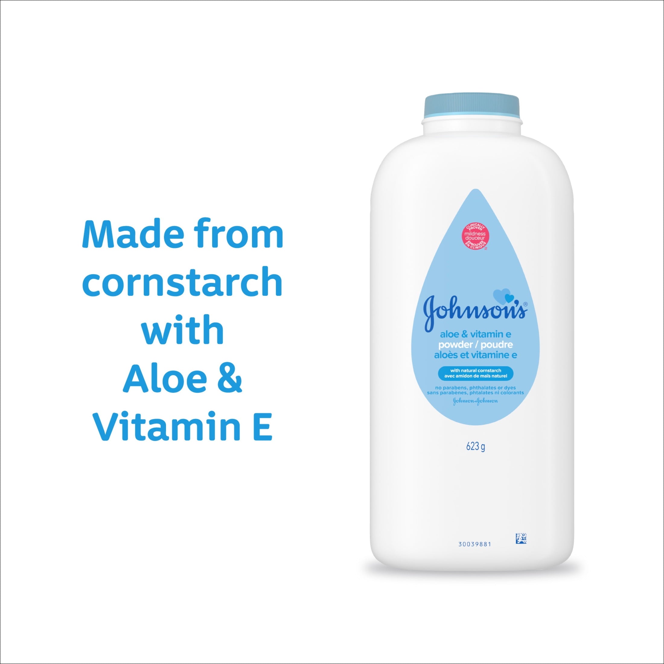 Cornstarch Unisex Baby Powder