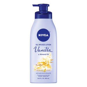 Oil Infused Body Lotion, Vanilla and Almond Oil, 16.9 Fl Oz