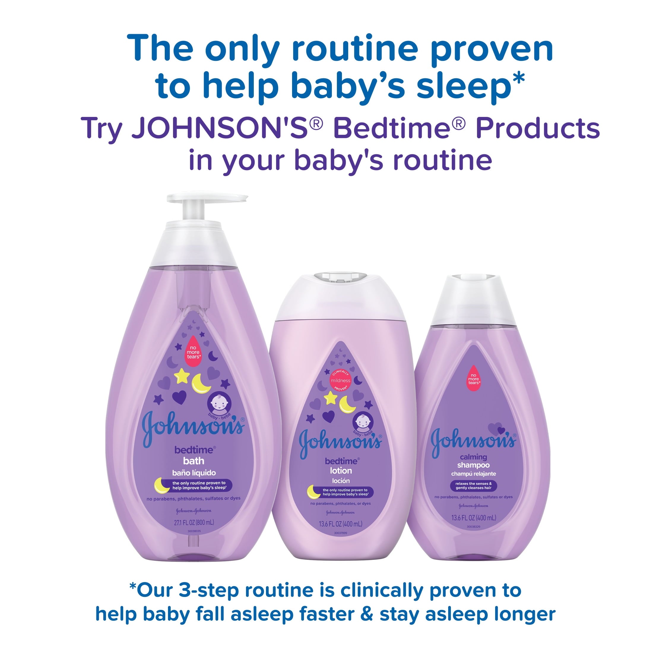 Sleepy Time Relaxing Baby Gift Set with Baby Lotion, Wash and Shampoo