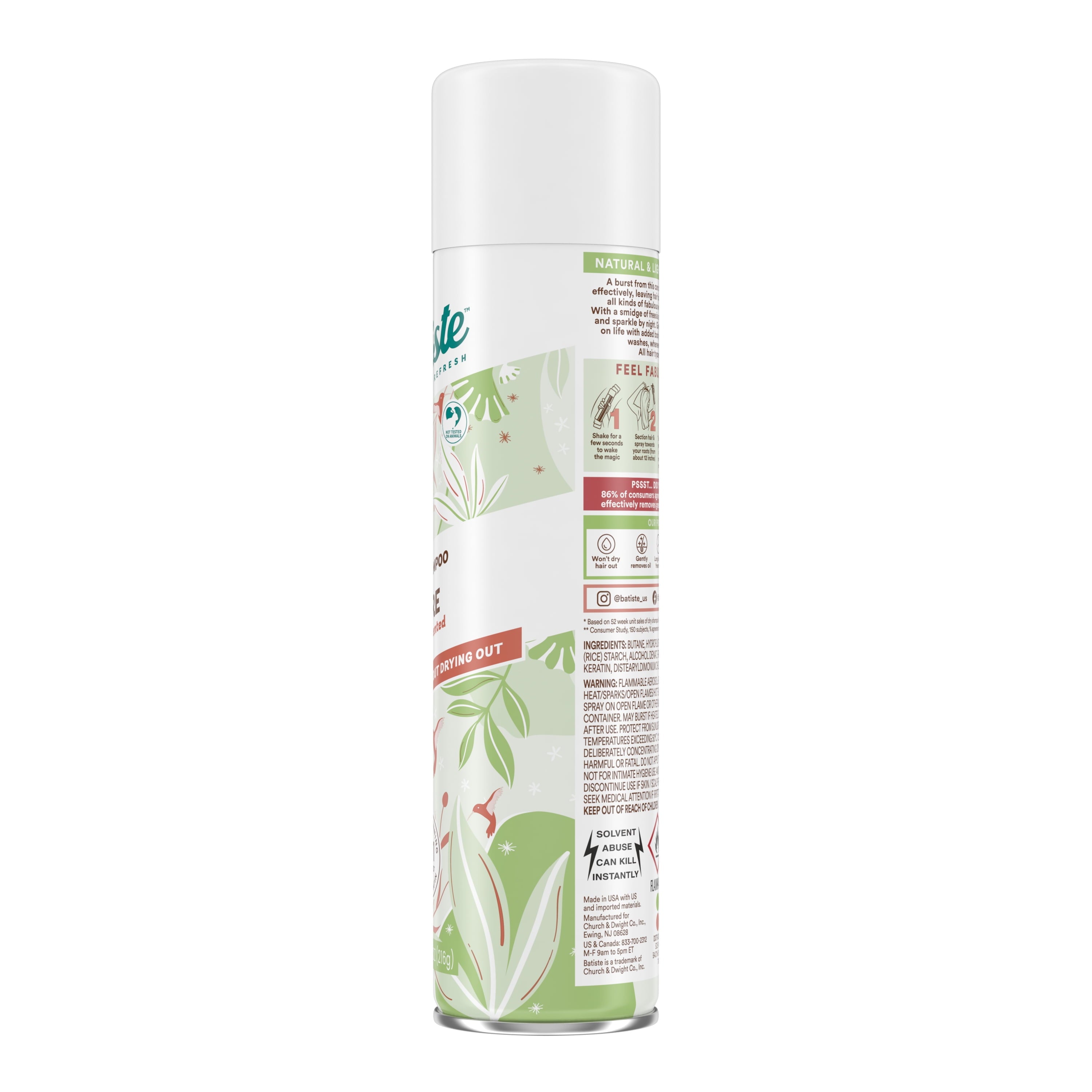 Dry Shampoo Bare Fragrance, 7.62 OZ- Packaging May Vary