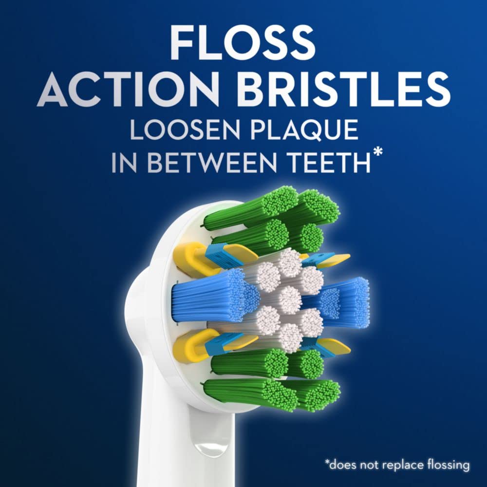 Oral-B Floss Action Electric Toothbrush Replacement Heads Refills, 5 Pack