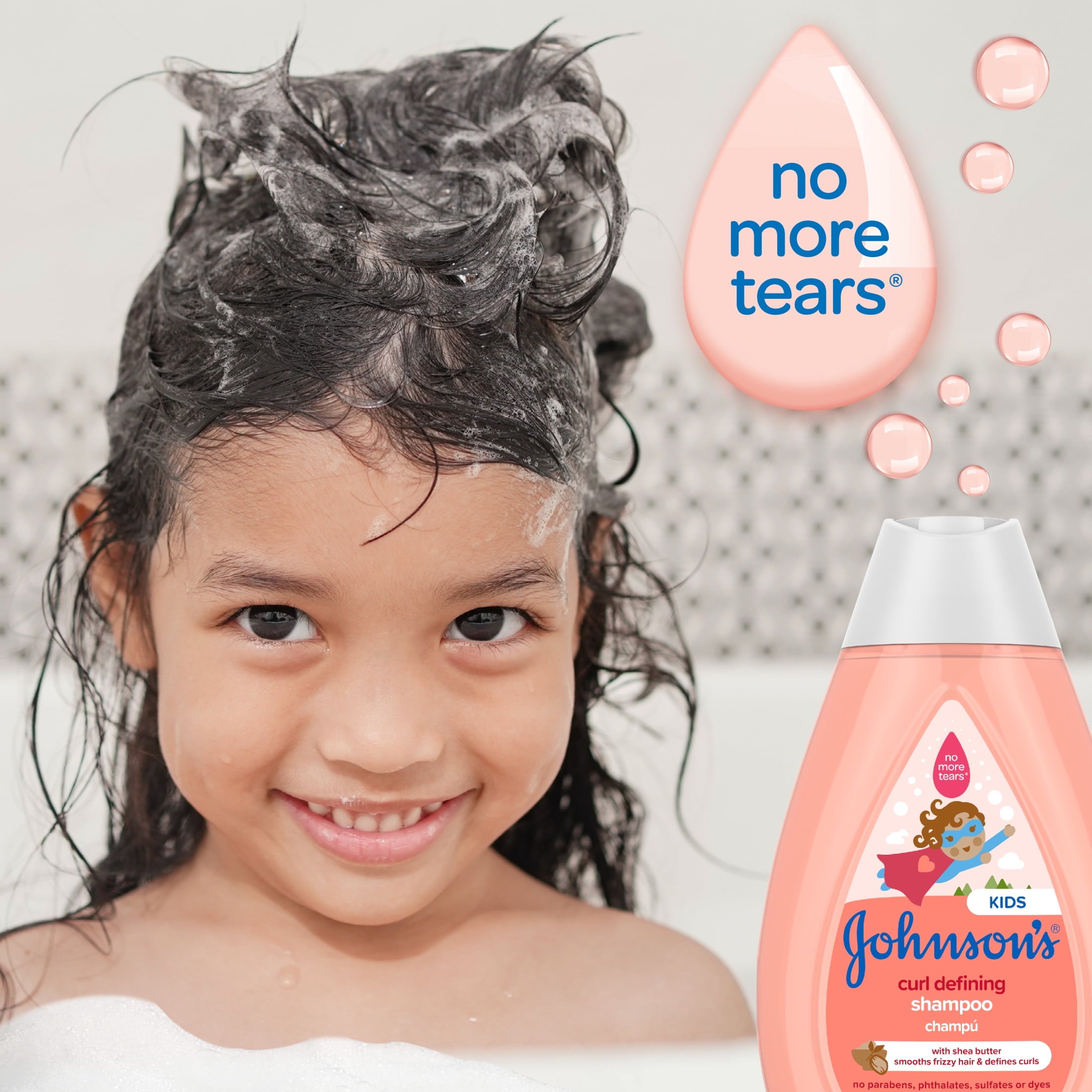 Kids Curl Defining Tear Free  Shampoo with Shea Butter, 