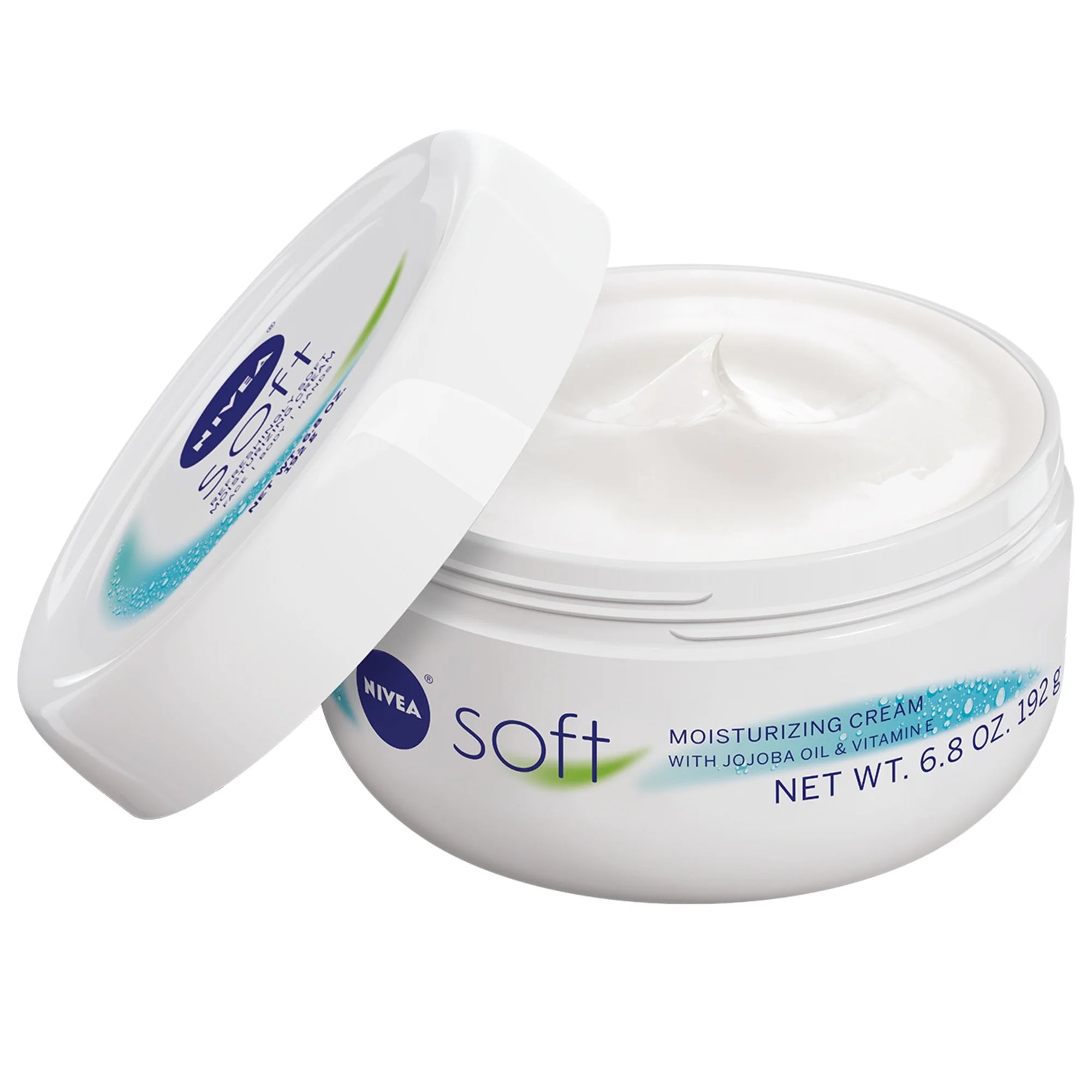 Soft Cream, Refreshingly Soft Moisturizing Cream, Body Cream, Hand Cream, and Face Cream, 6.8 Oz Jar