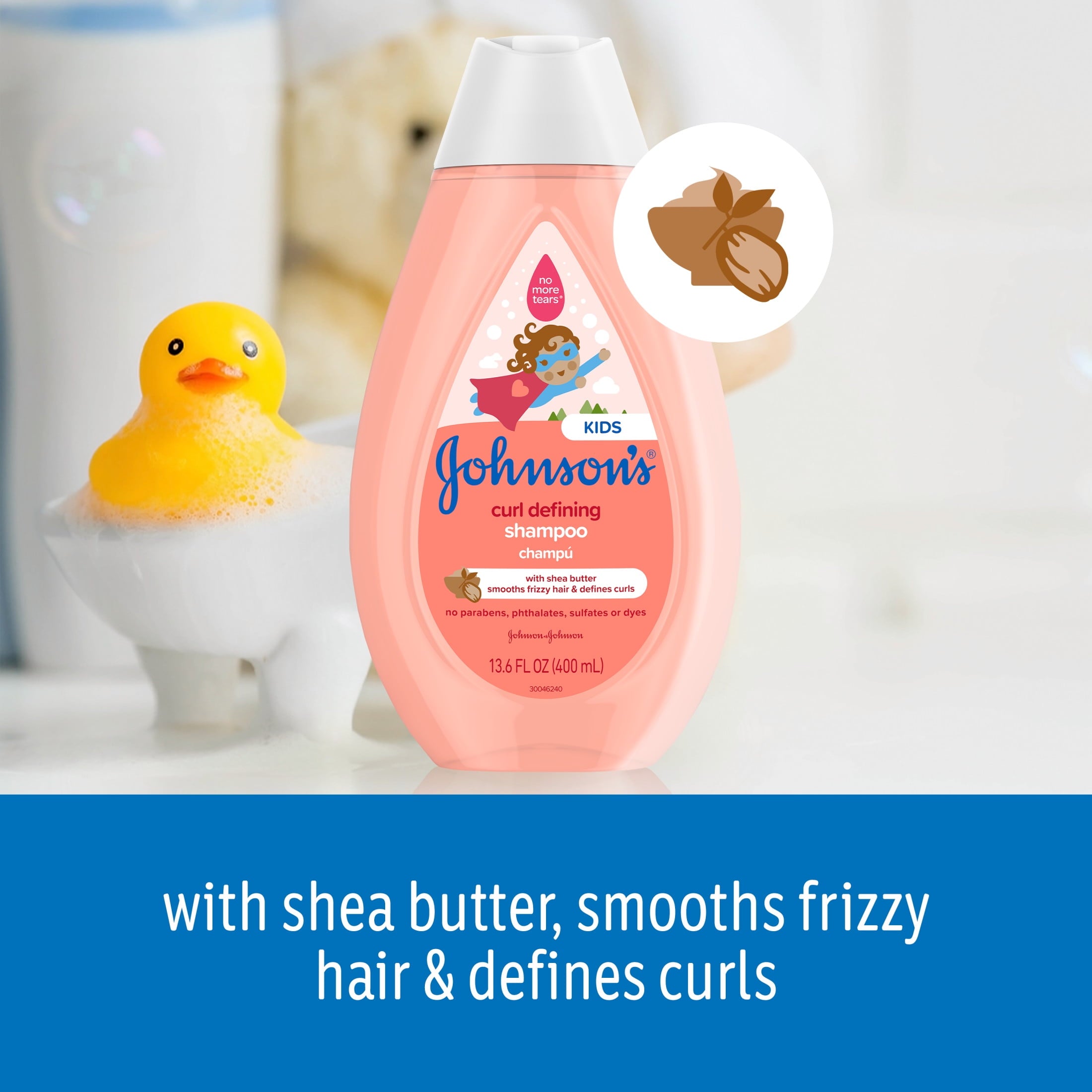 Kids Curl Defining Tear Free  Shampoo with Shea Butter, 