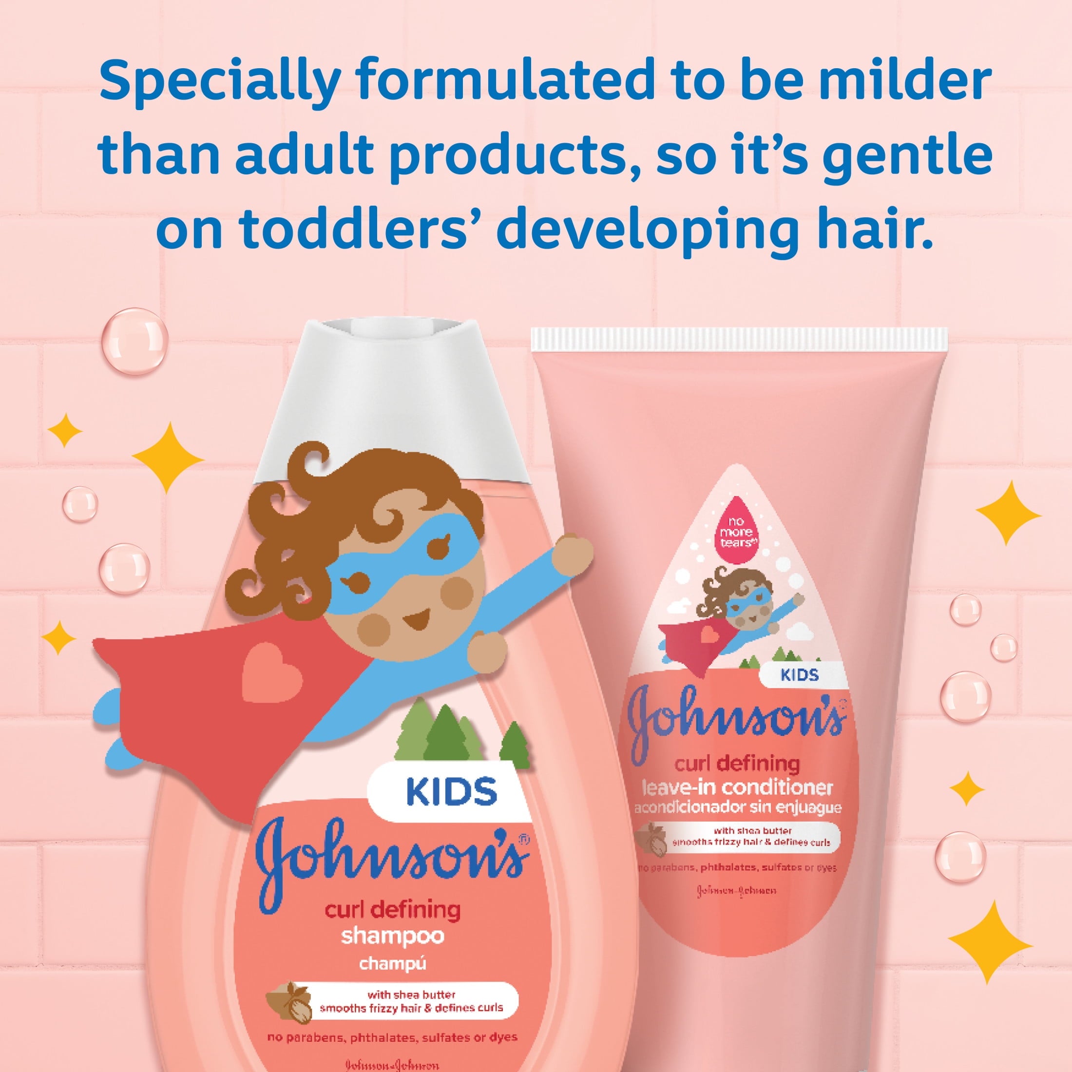 Kids Curl Defining Tear Free  Shampoo with Shea Butter, 