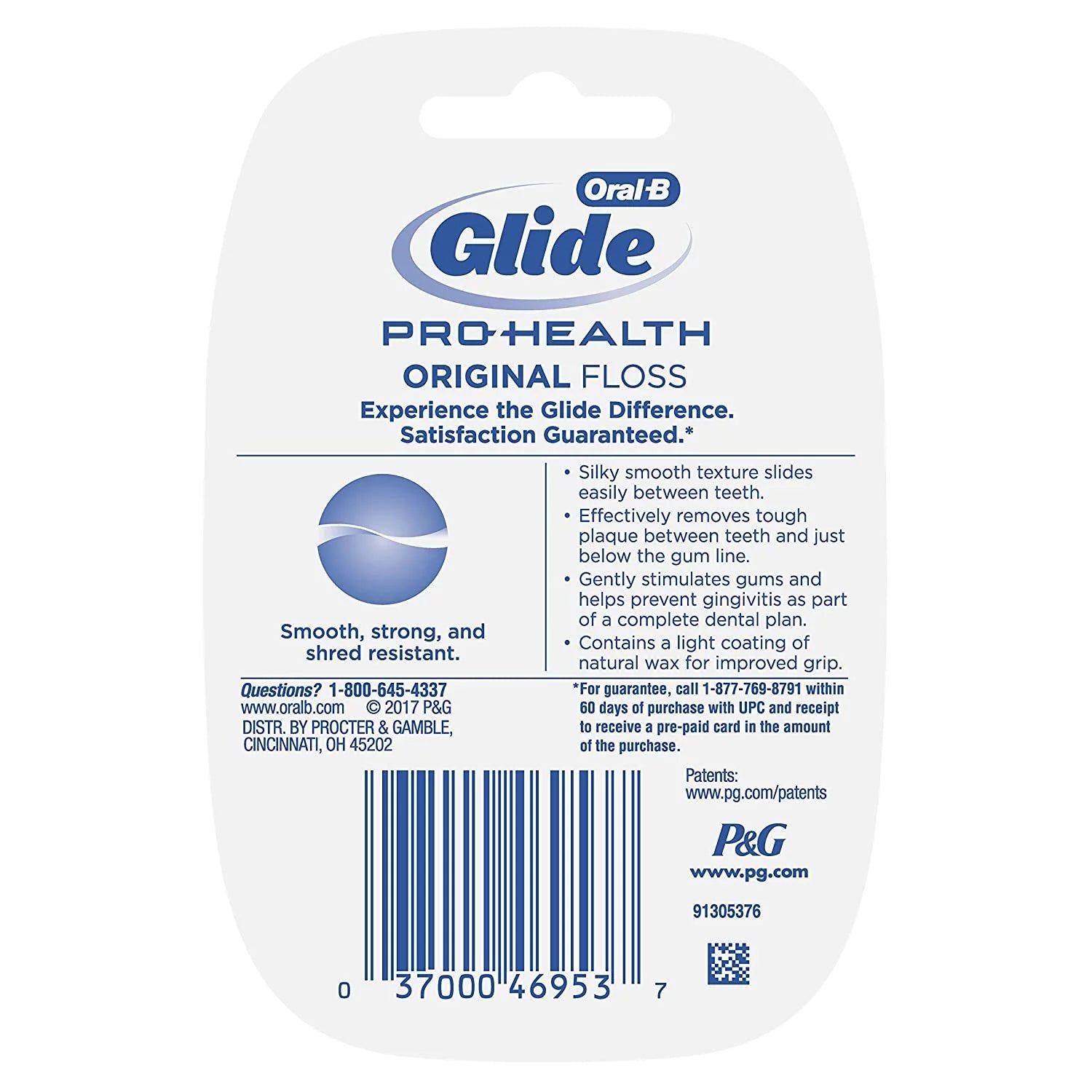 Oral-B  Pro-Health Original Dental Floss, Smooth, Strong, 50M, 9-Pack